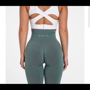 NVGTN NV Leggings- Forest Green- Size Small